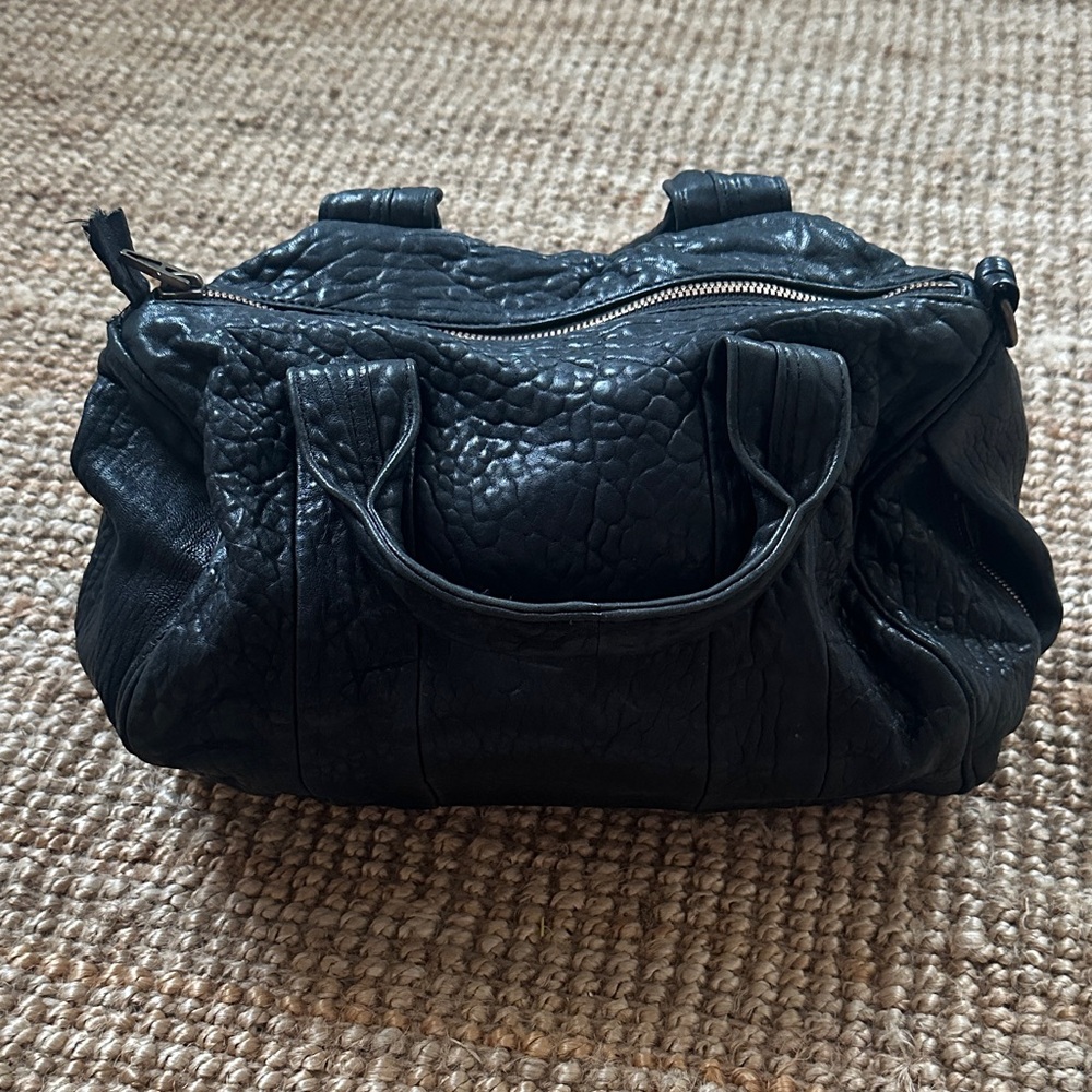 Alexander Wang Textured Black duffel